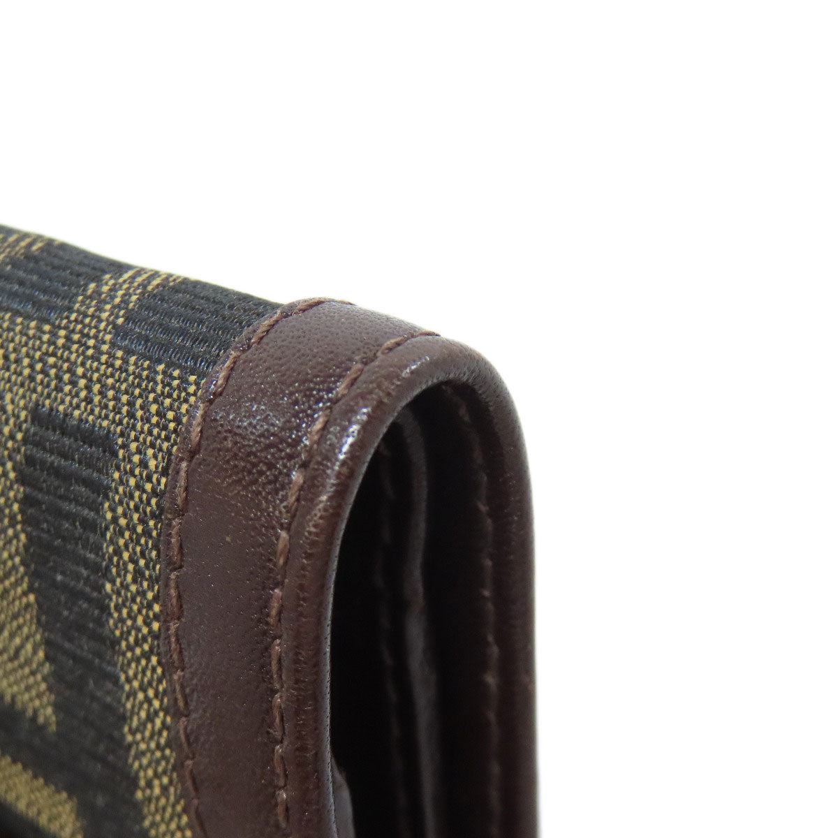 FENDI Bifold Wallet canvas Brown Zucca Pattern