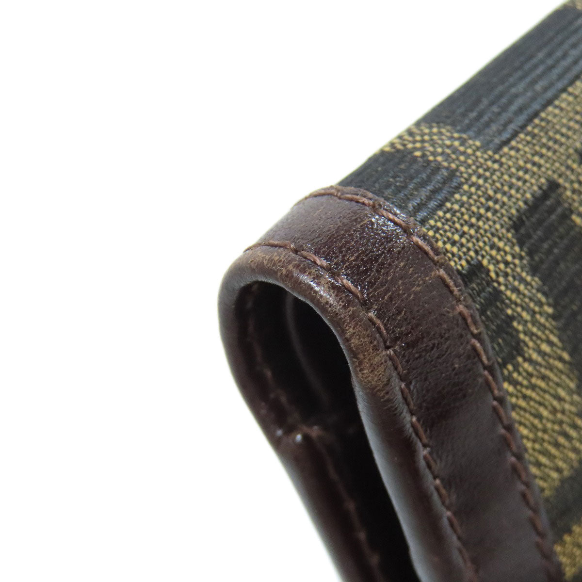 FENDI Bifold Wallet canvas Brown Zucca Pattern