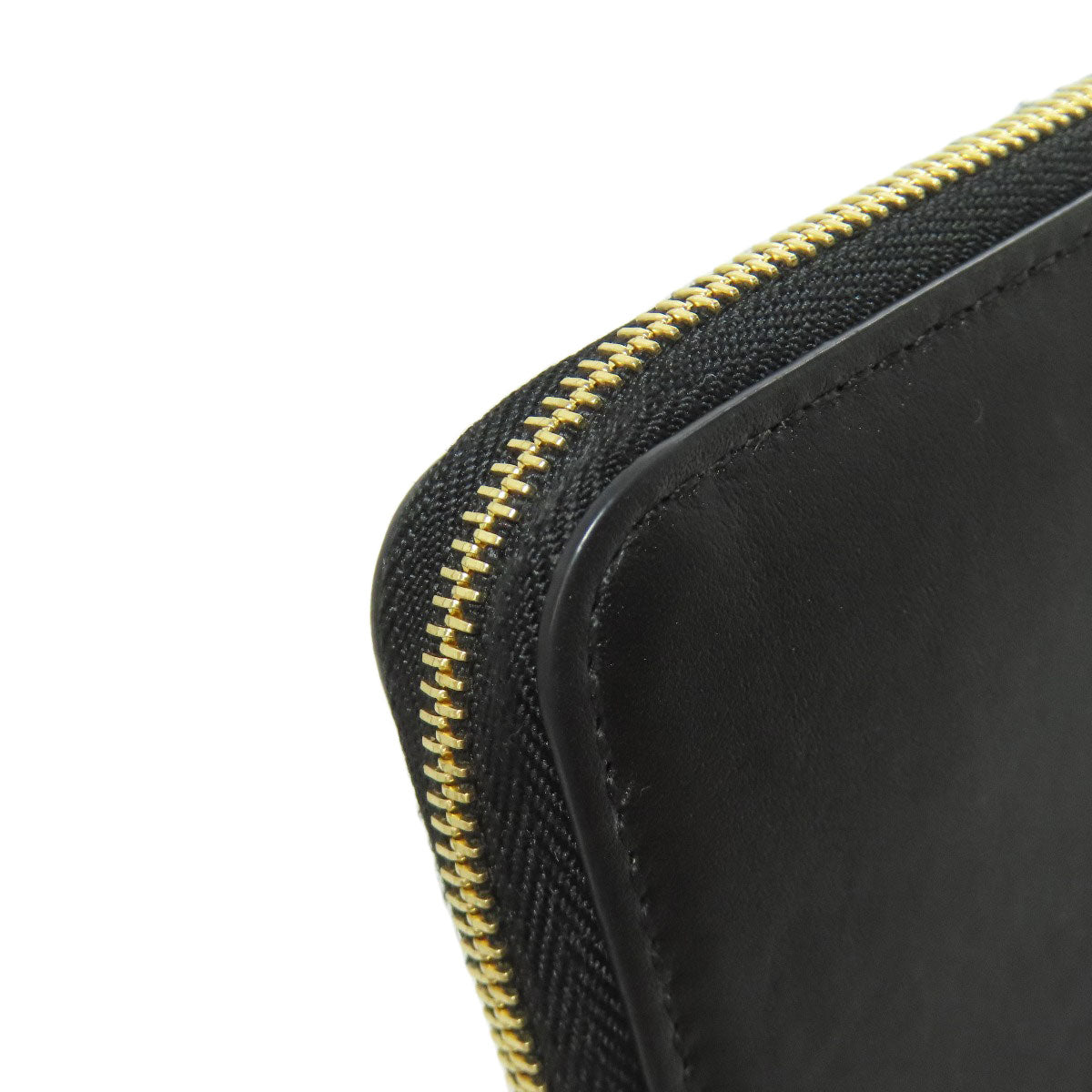 LOEWE Bifold Wallet Calfskin black Knot Compact Zip-Around Wallet