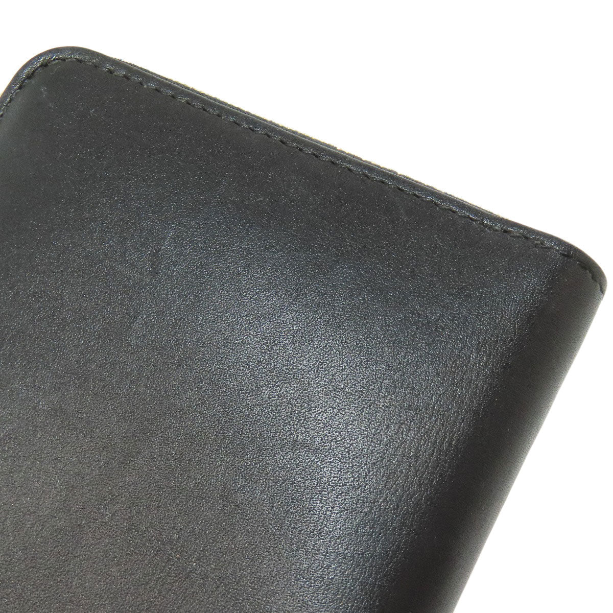 LOEWE Bifold Wallet Calfskin black Knot Compact Zip-Around Wallet