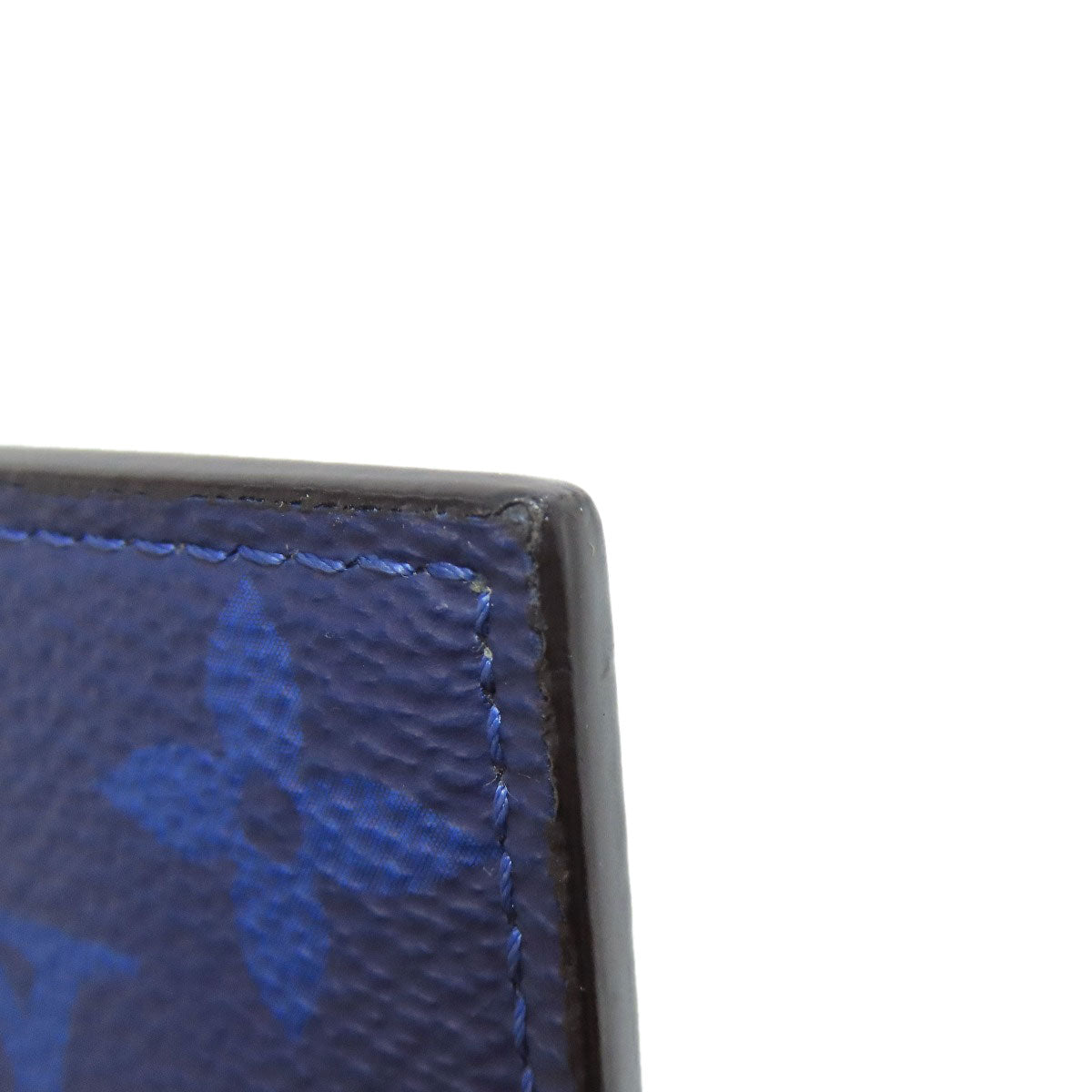 LOUIS VUITTON Coin case M30270 Taigalama blue Coin card holder