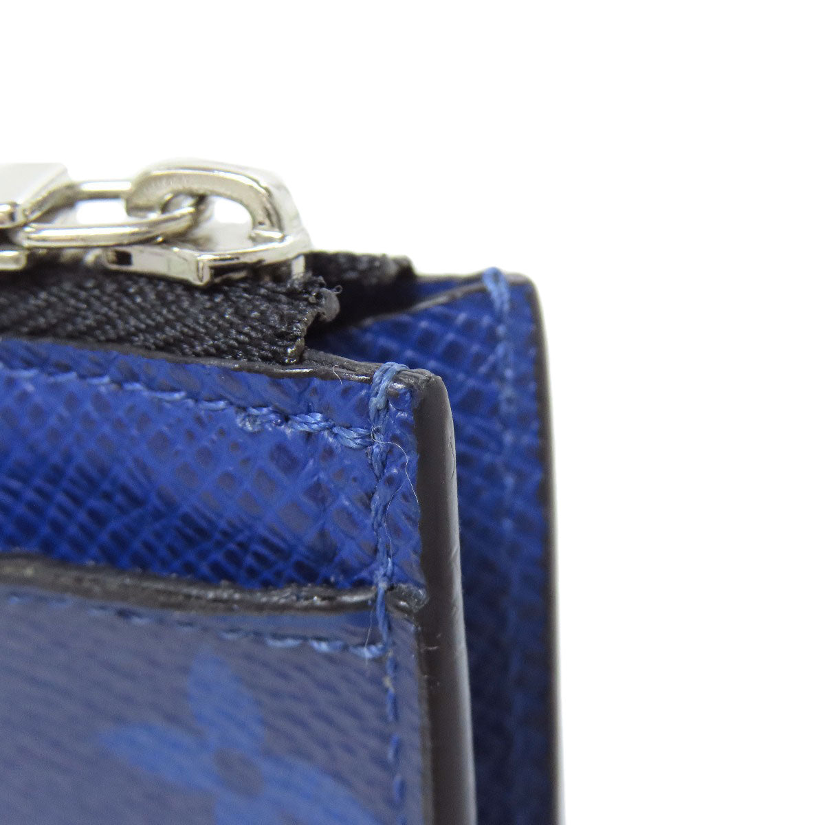 LOUIS VUITTON Coin case M30270 Taigalama blue Coin card holder