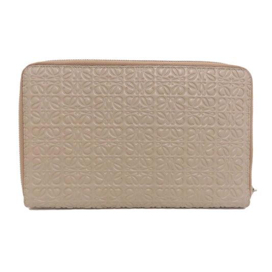 LOEWE Accessory pouch Calfskin gray Anagram Organizer