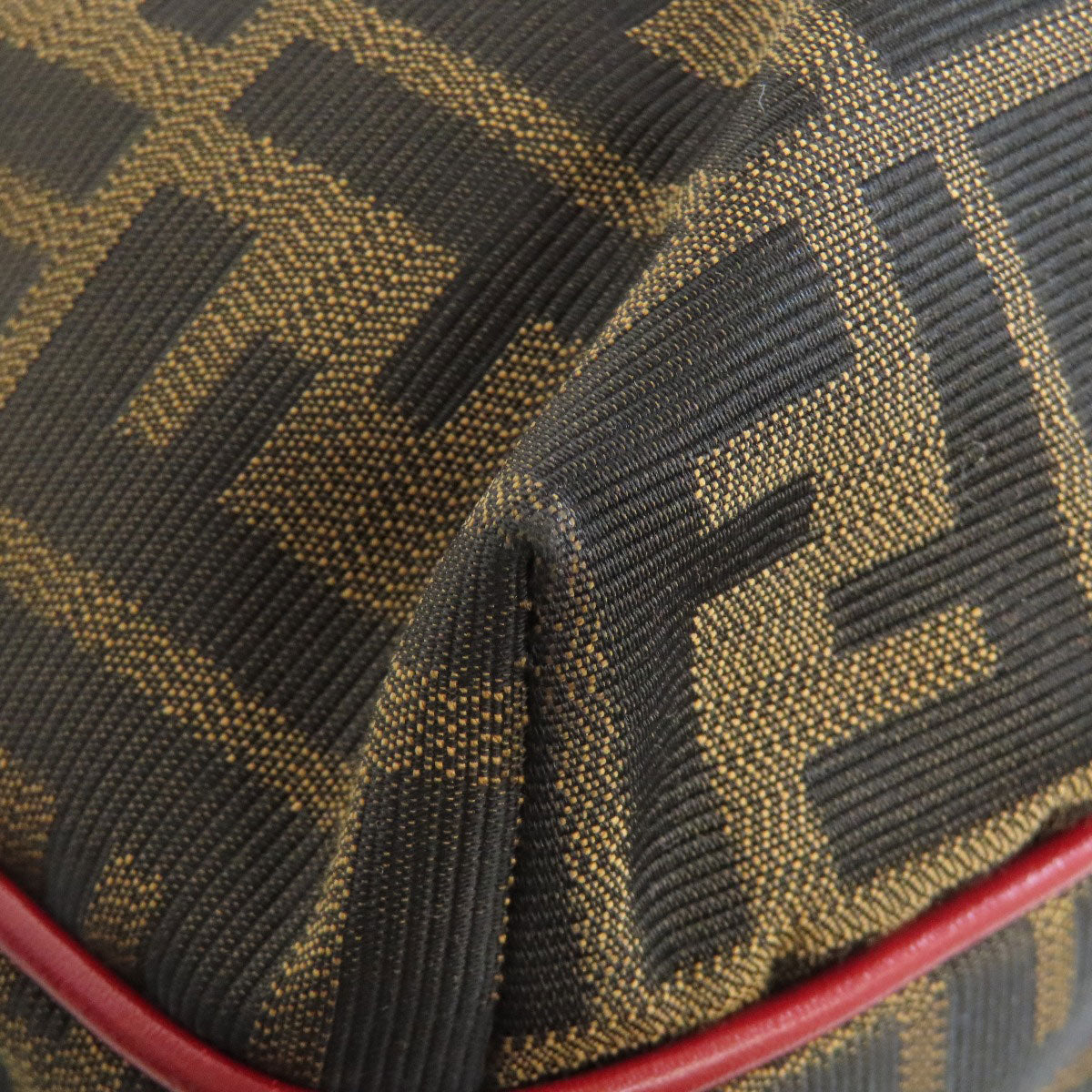 FENDI Tote Bag canvas Brown Zucca Pattern