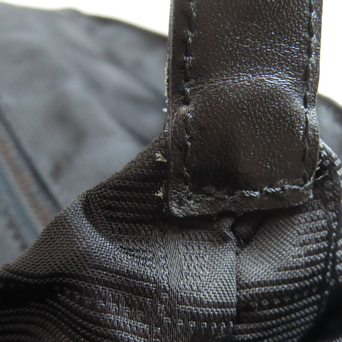 CHANEL Tote Bag Nylon jacquard black New Travel Line MM