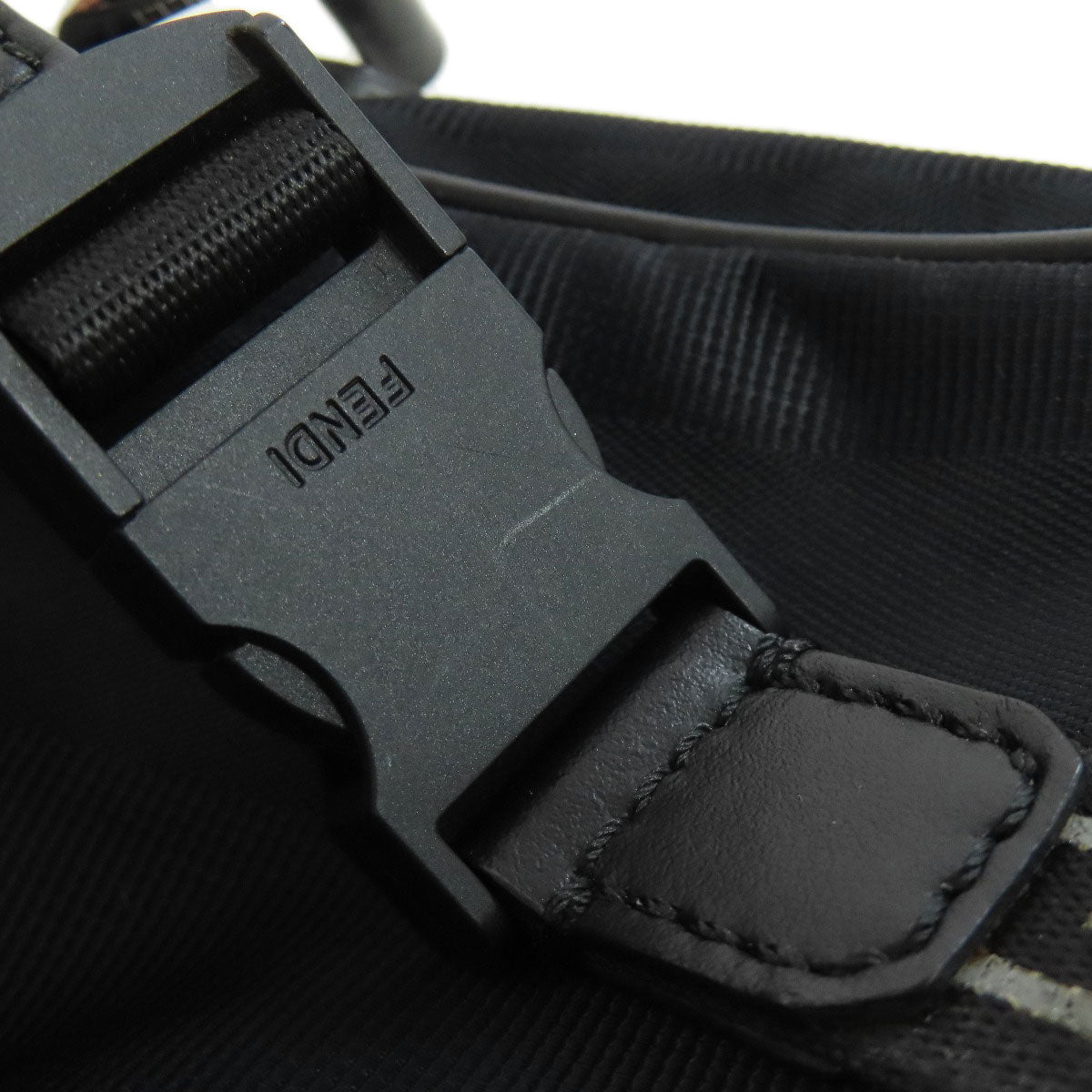 FENDI Shoulder Bag Nylon black logo