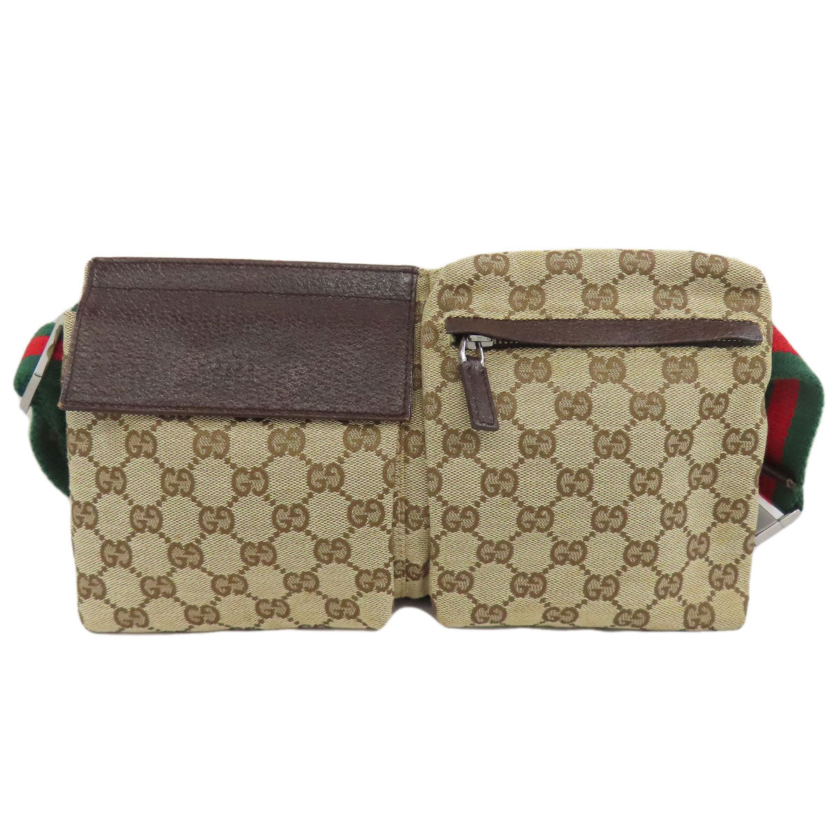 GUCCI Hip bag 28566 canvas Brown GG