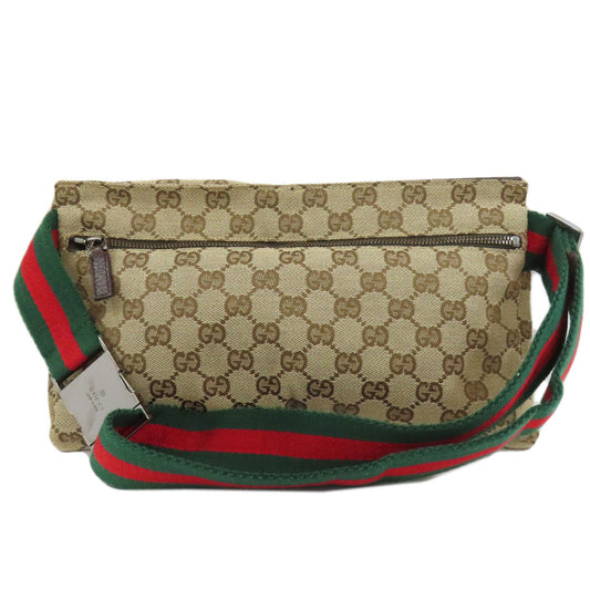 GUCCI Hip bag 28566 canvas Brown GG