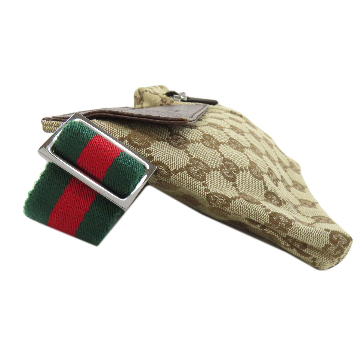 GUCCI Hip bag 28566 canvas Brown GG