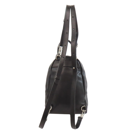 Givenchy Backpack leather black logo