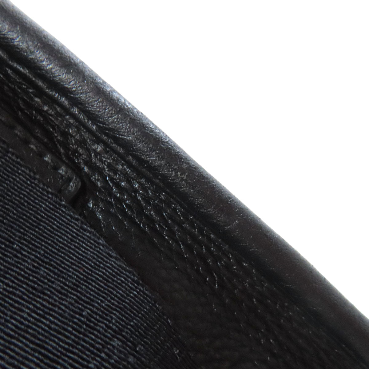 PRADA Shoulder Bag Calfskin black logoMetal