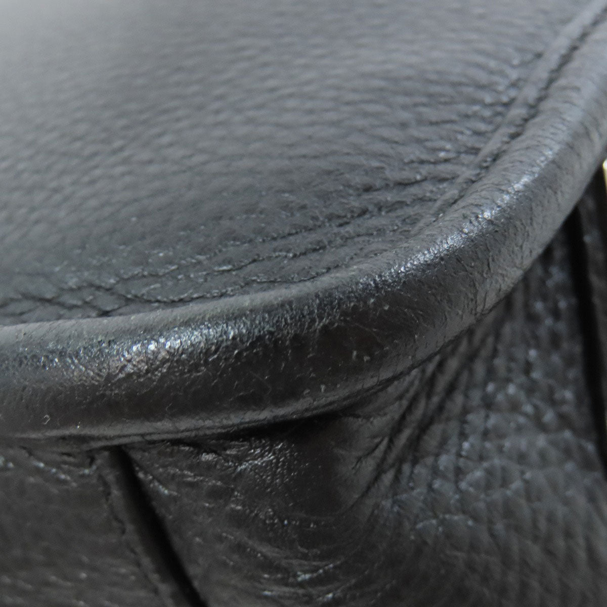 PRADA Shoulder Bag Calfskin black logoMetal