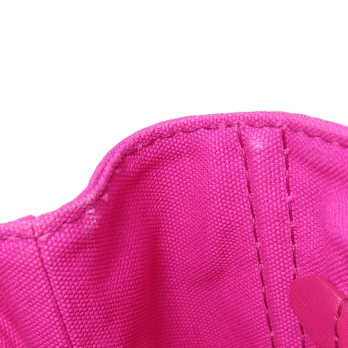 PRADA Handbag canvas pink Canapa mini 2 WAY