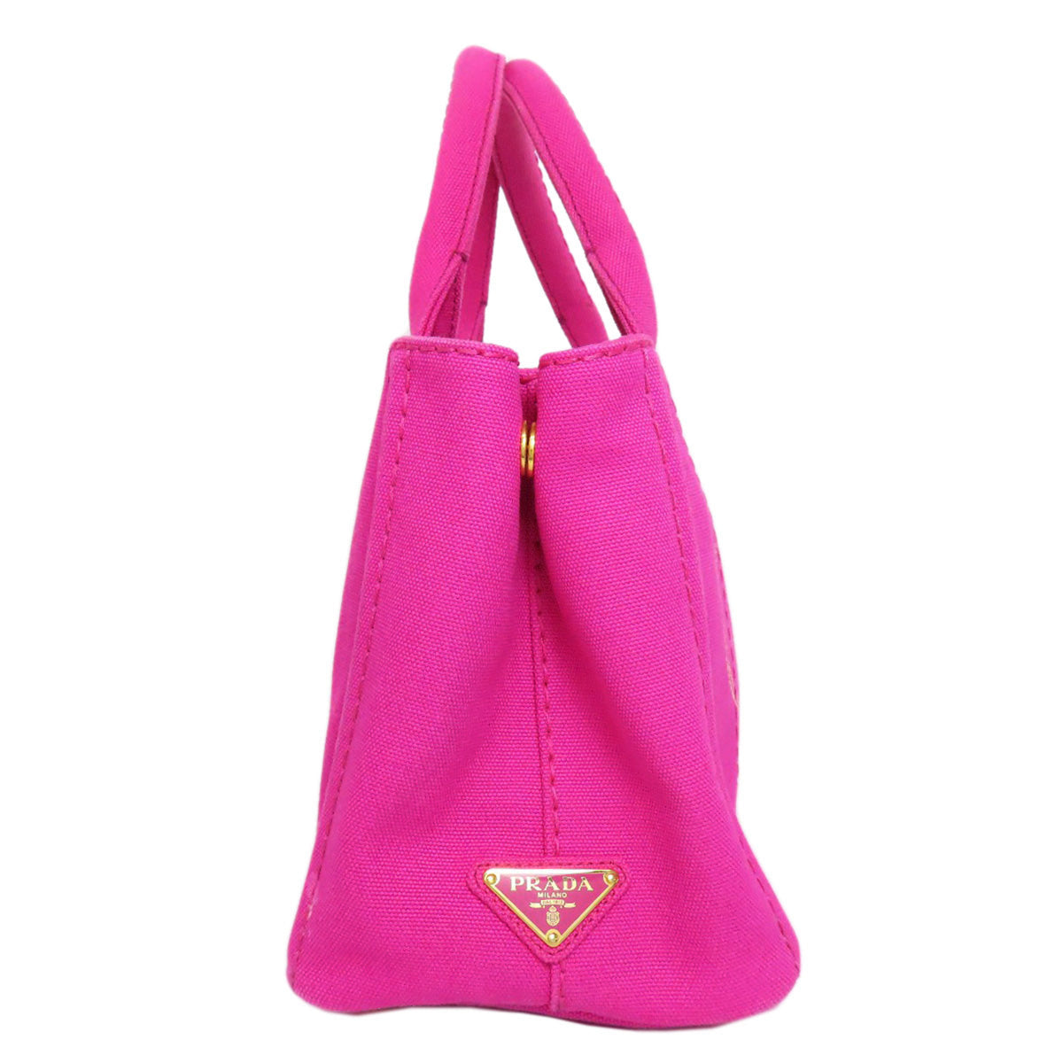 PRADA Handbag canvas pink Canapa mini 2 WAY