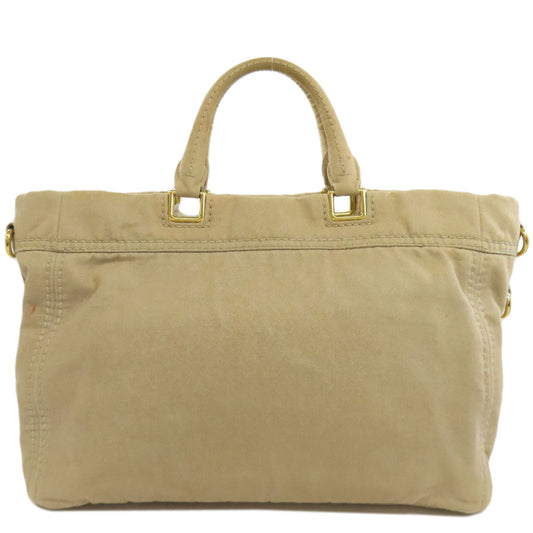 PRADA Tote Bag BN2069 denim Brown Denim 2WAY