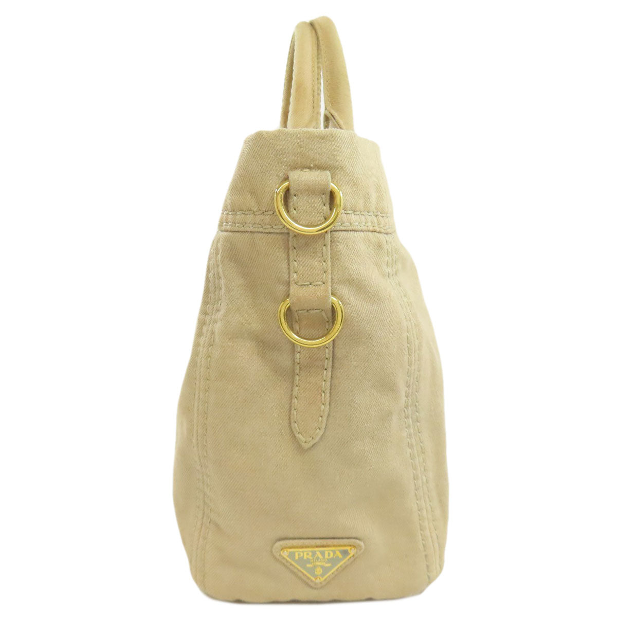 PRADA Tote Bag BN2069 denim Brown Denim 2WAY