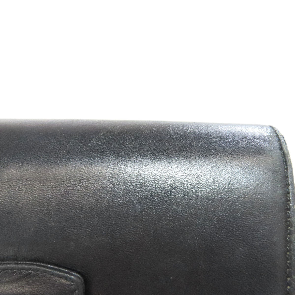 PRADA Shoulder Bag leather black Gathered
