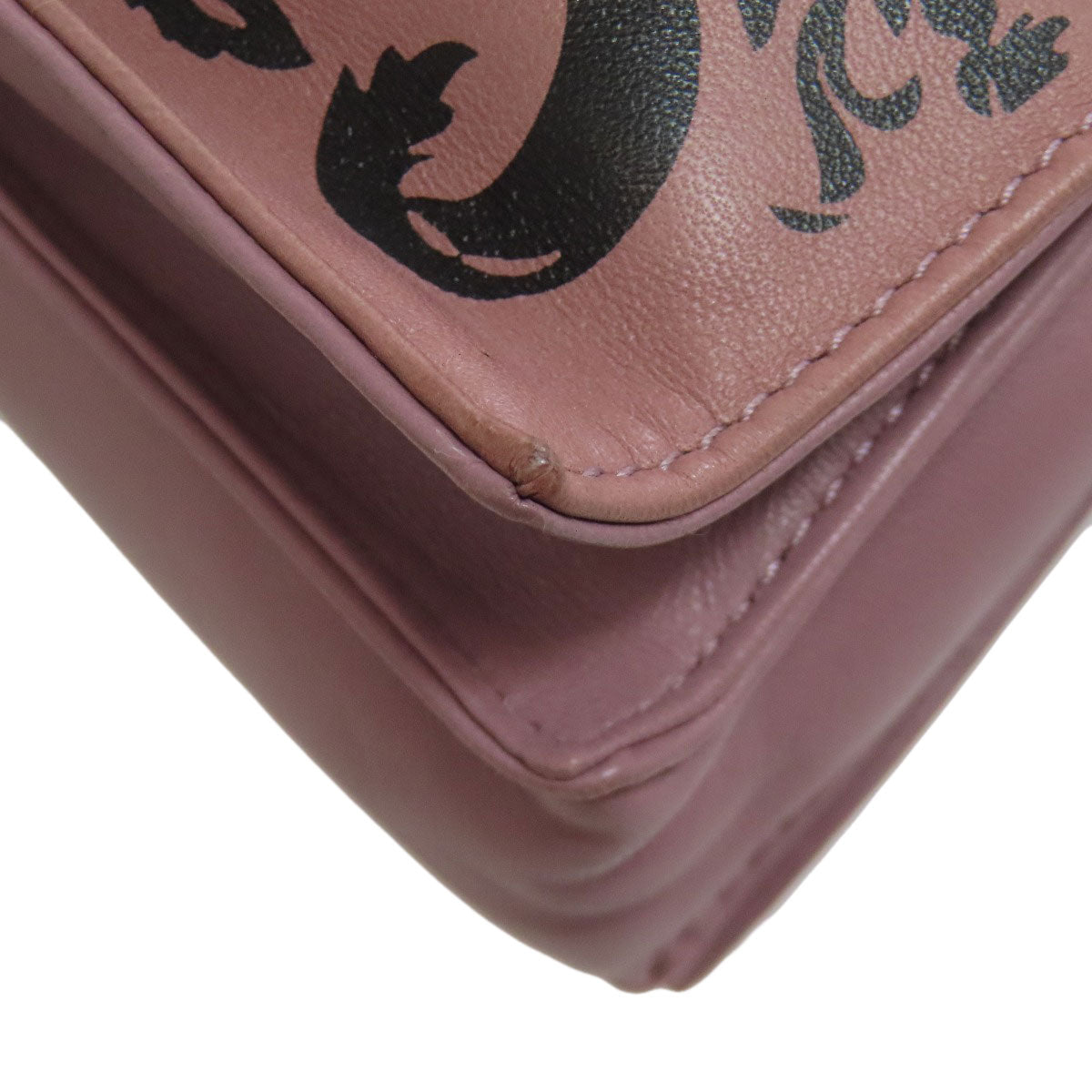LOEWE Shoulder Bag lambskin purple Barocco