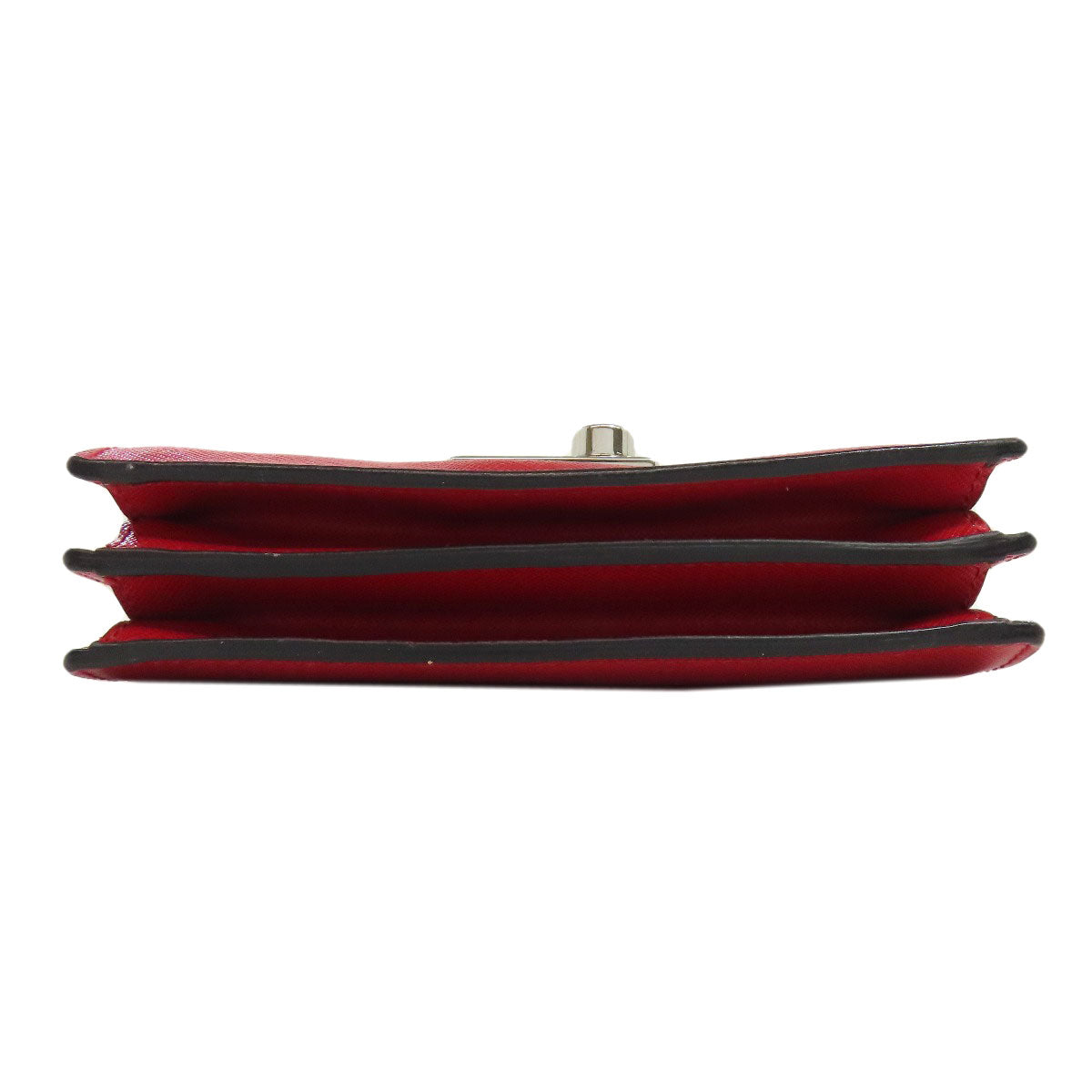 PRADA Shoulder Bag BN2662 Safiano Red Chain 3WAY