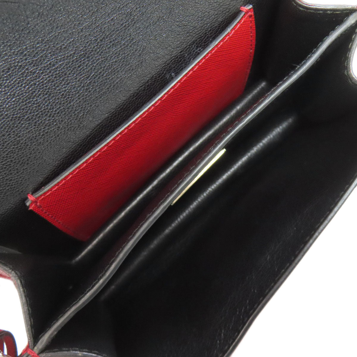 PRADA Shoulder Bag BN2662 Safiano Red Chain 3WAY