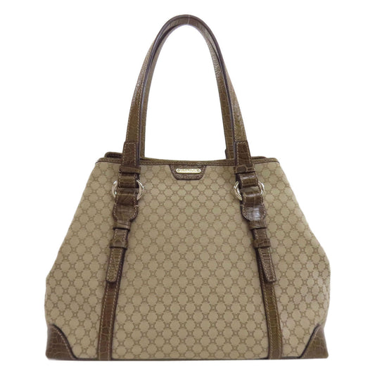 CELINE Tote Bag canvas Brown Macadam Pattern