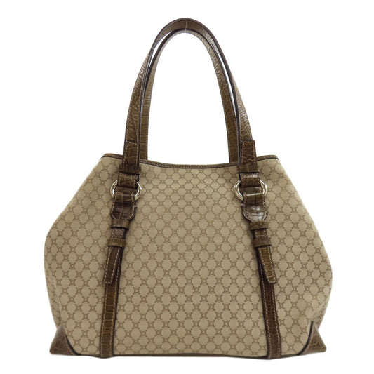 CELINE Tote Bag canvas Brown Macadam Pattern