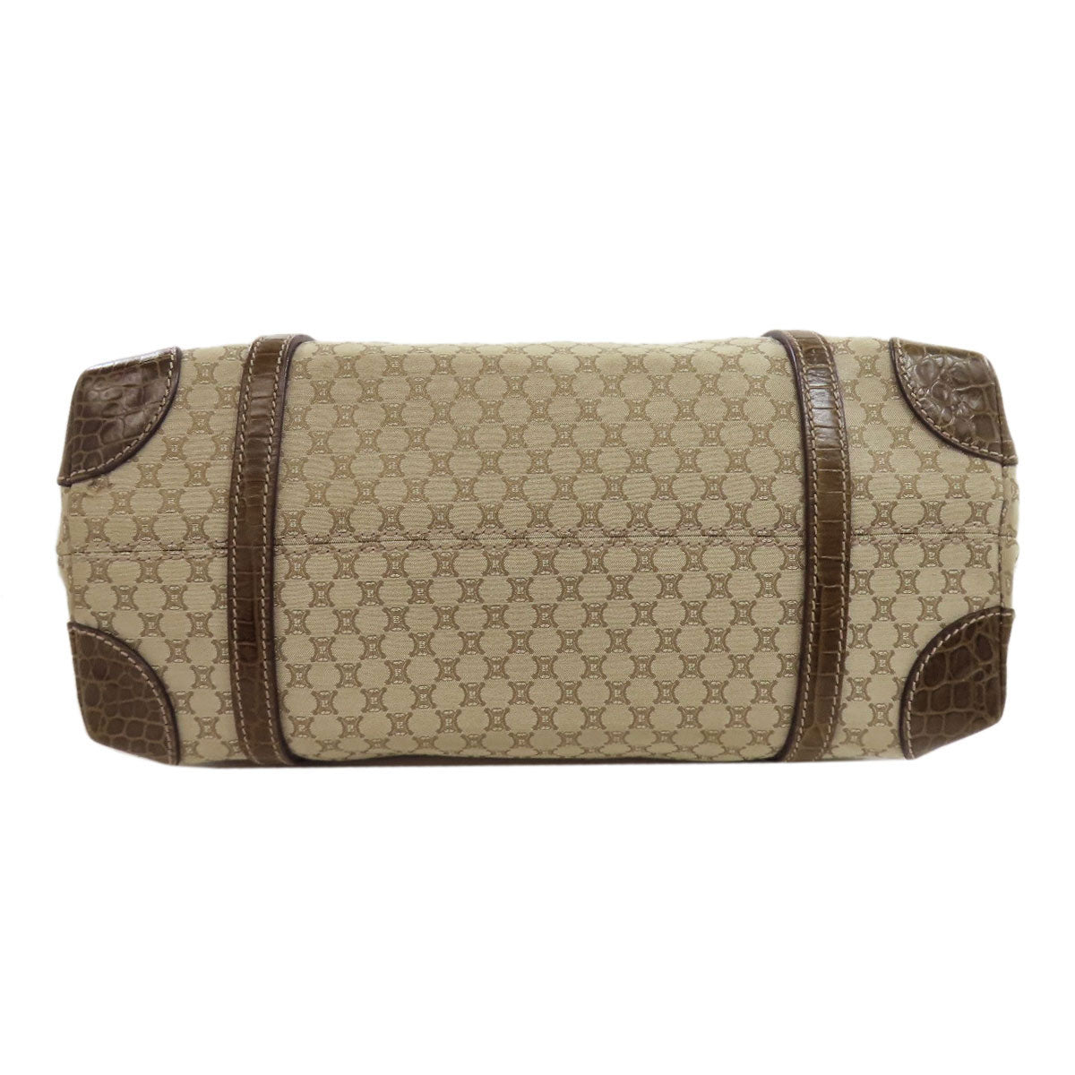 CELINE Tote Bag canvas Brown Macadam Pattern