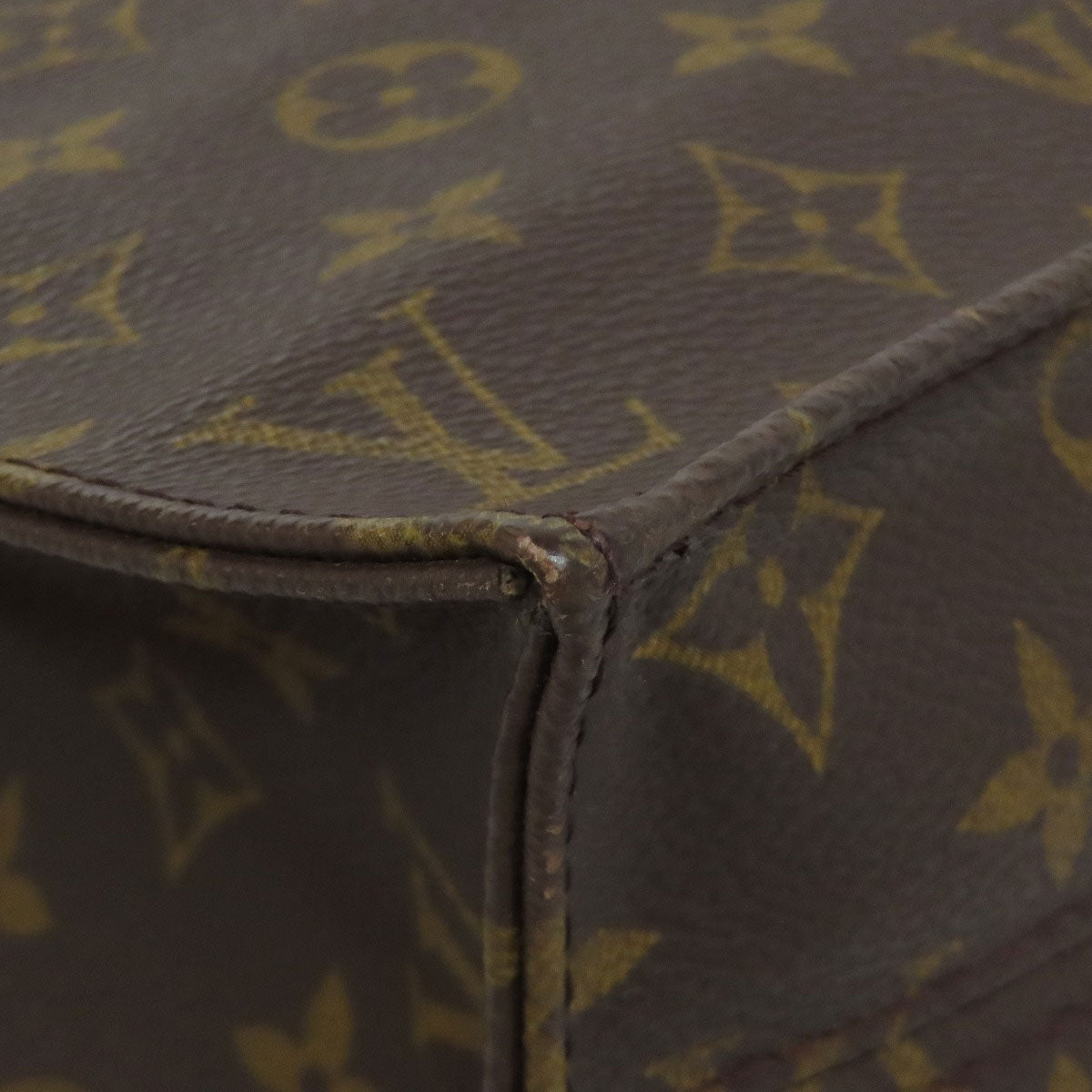 LOUIS VUITTON Tote Bag M51140 Monogram canvas Brown Sac Plat