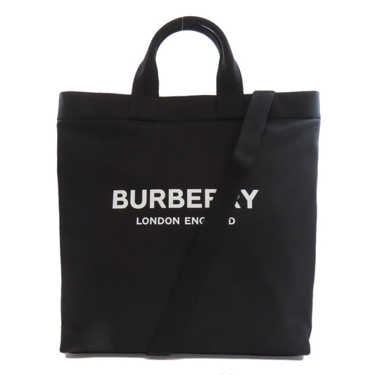 BURBERRY Handbag Nylon black 2WAY