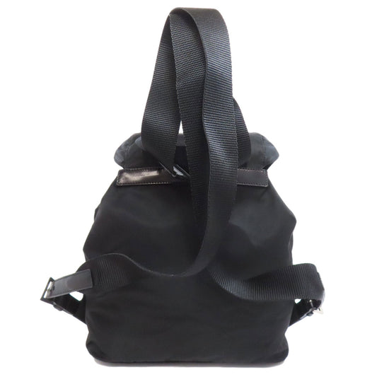 PRADA Backpack Nylon black logoMetal