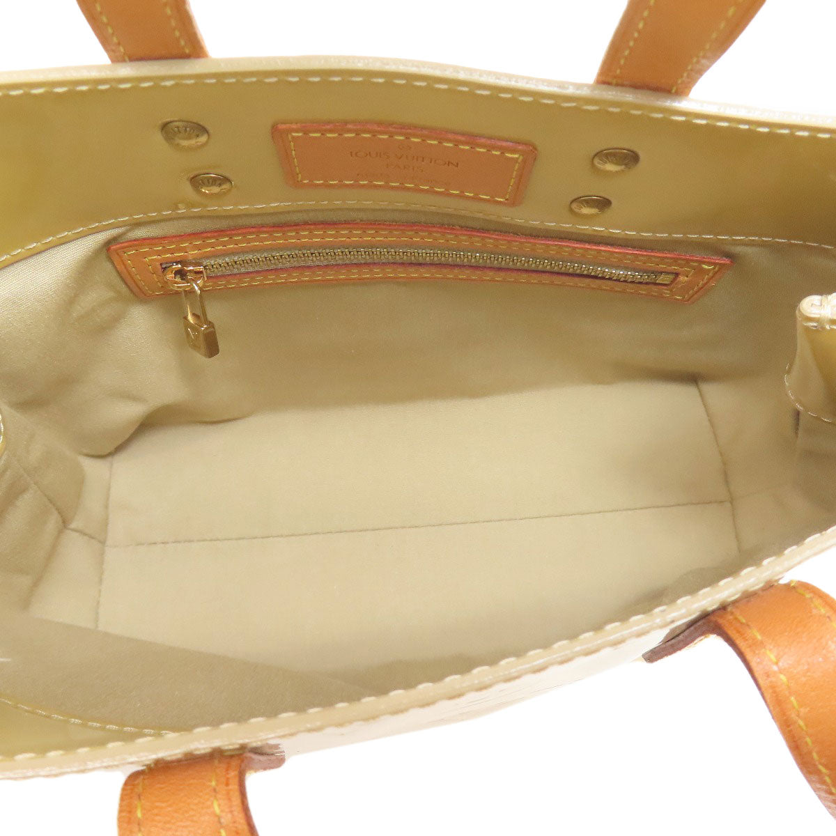 LOUIS VUITTON Handbag M91144 Vernis beige Lead PM