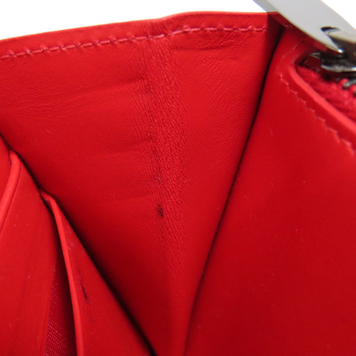 Christian Louboutin Long Wallet Purse Calfskin black Studs