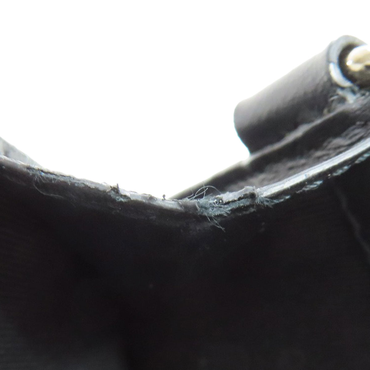 BURBERRY Coin case leather black Card Case