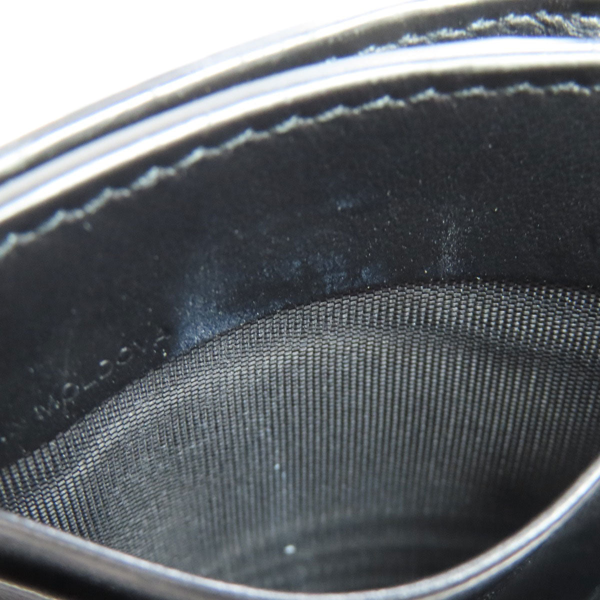 BURBERRY Coin case leather black Card Case