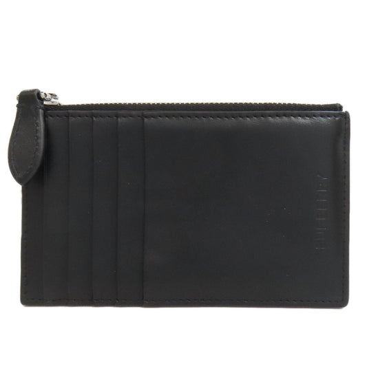 BURBERRY Coin case leather black Card Case