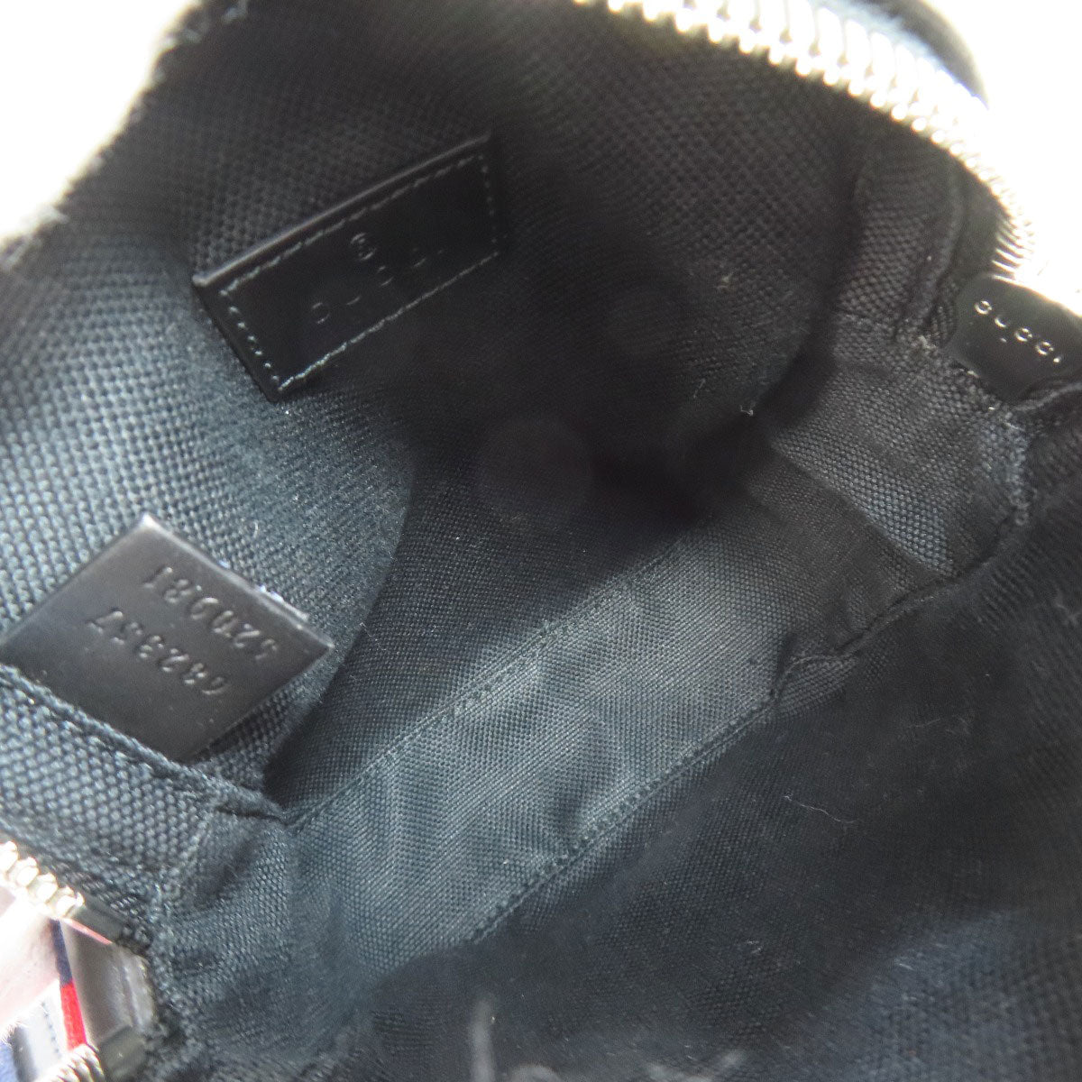 GUCCI Shoulder Bag 682357 PVC black GG Supreme