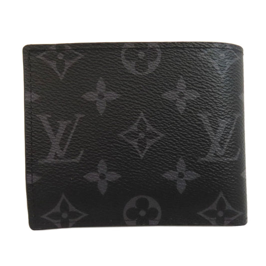 LOUIS VUITTON Bifold Wallet M62545 Monogram Eclipse black Marco NM
