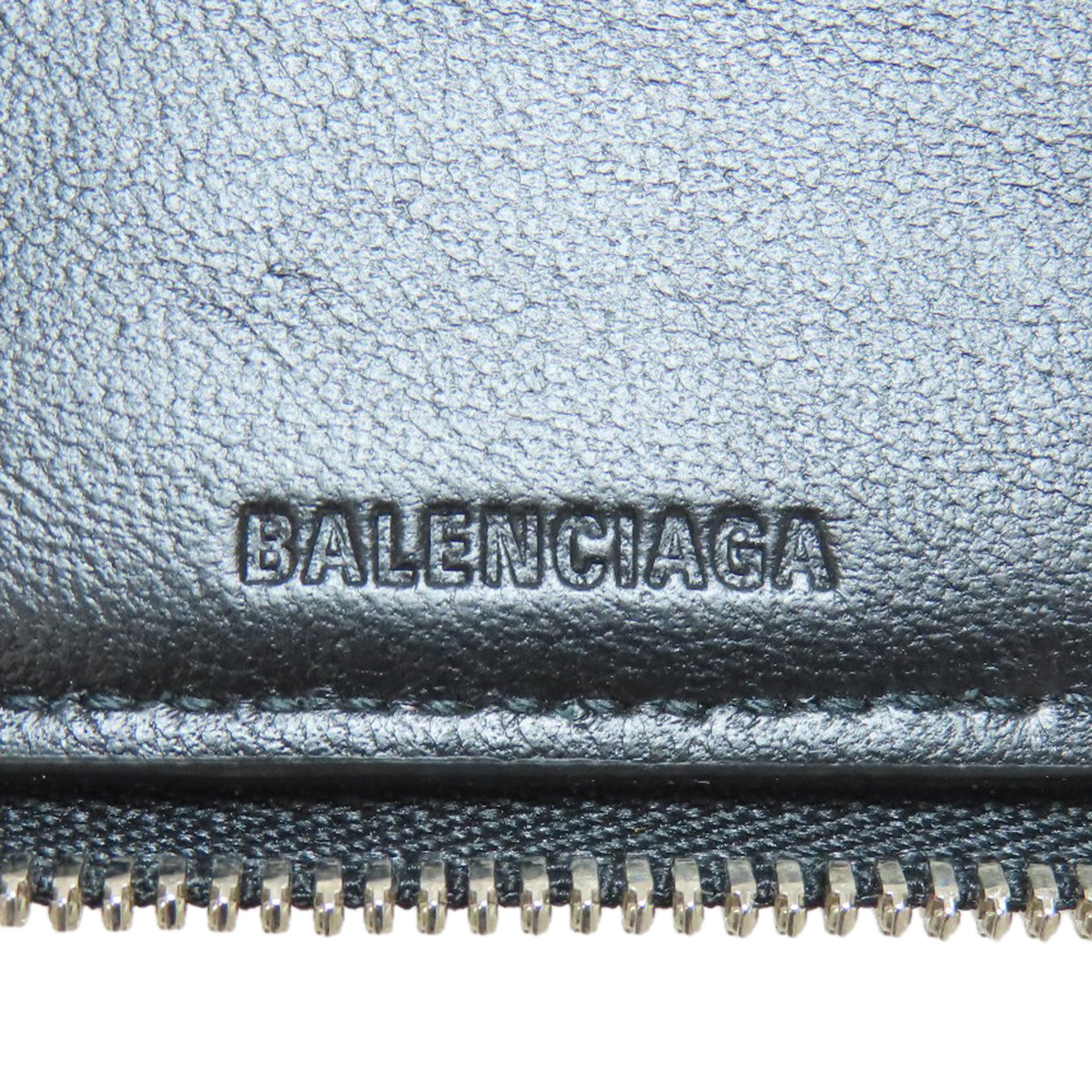 BALENCIAGA Bifold Wallet 659224 Calfskin black Essential Mini Wallet