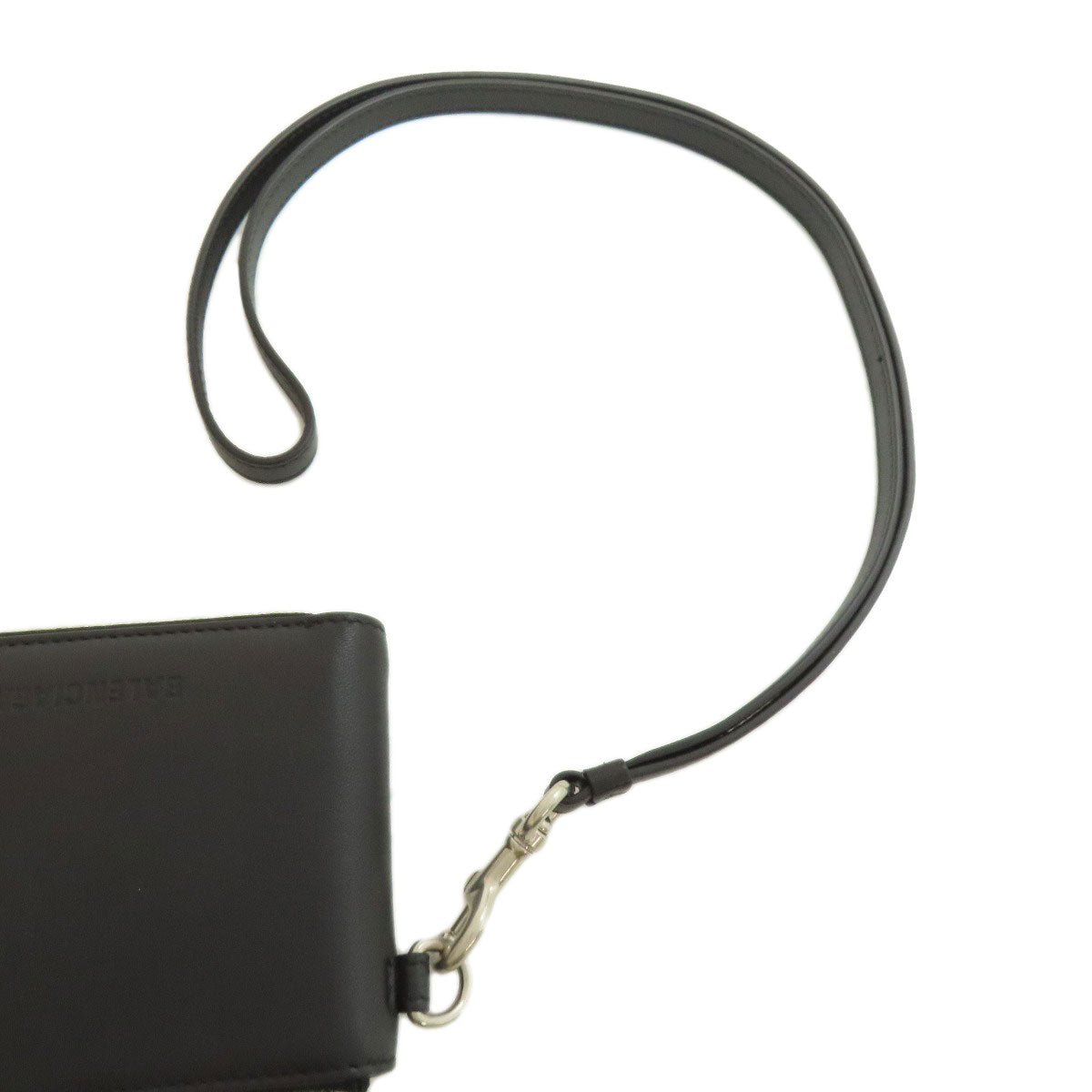 BALENCIAGA Bifold Wallet 659224 Calfskin black Essential Mini Wallet