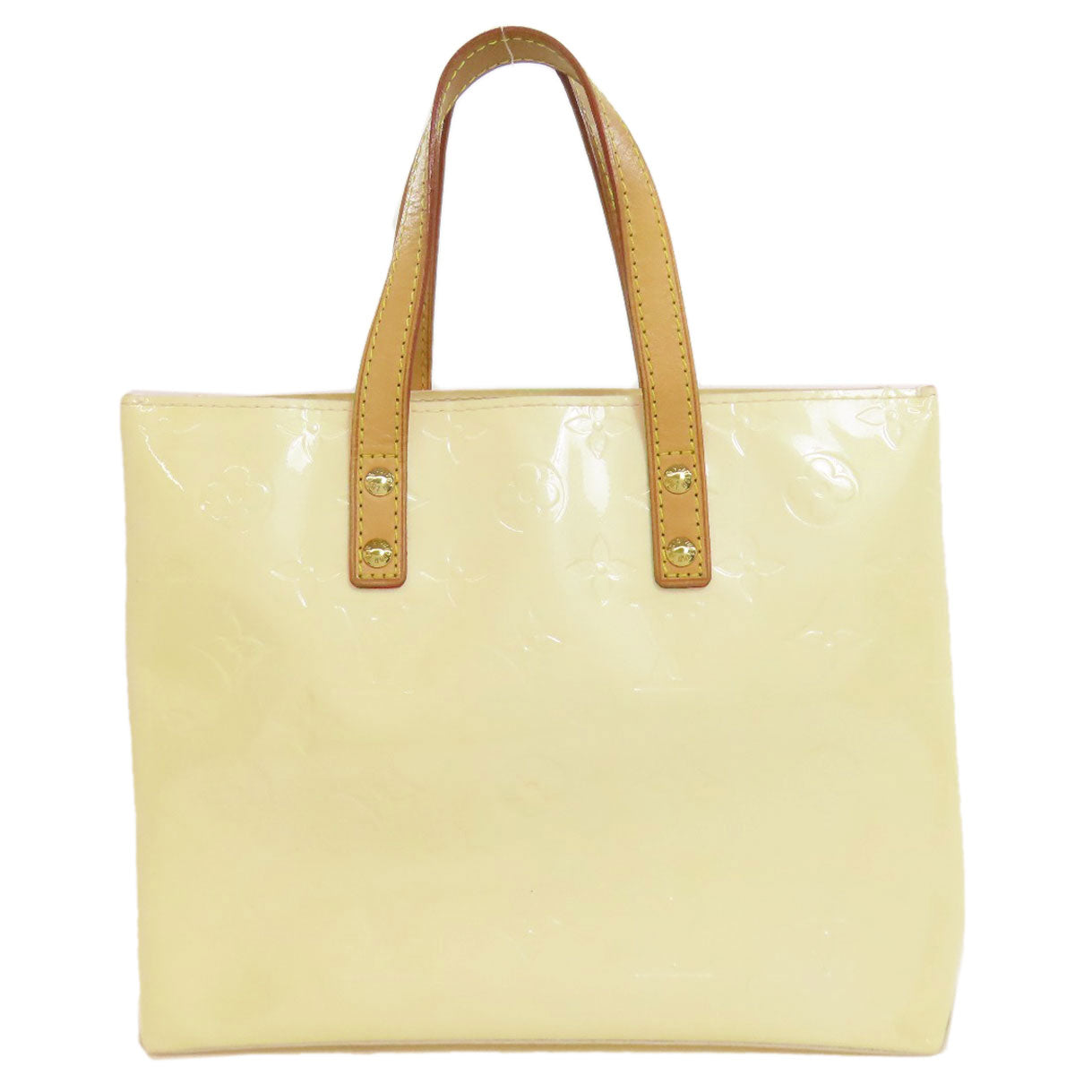 LOUIS VUITTON Handbag M91336 Vernis yellow Lead PM
