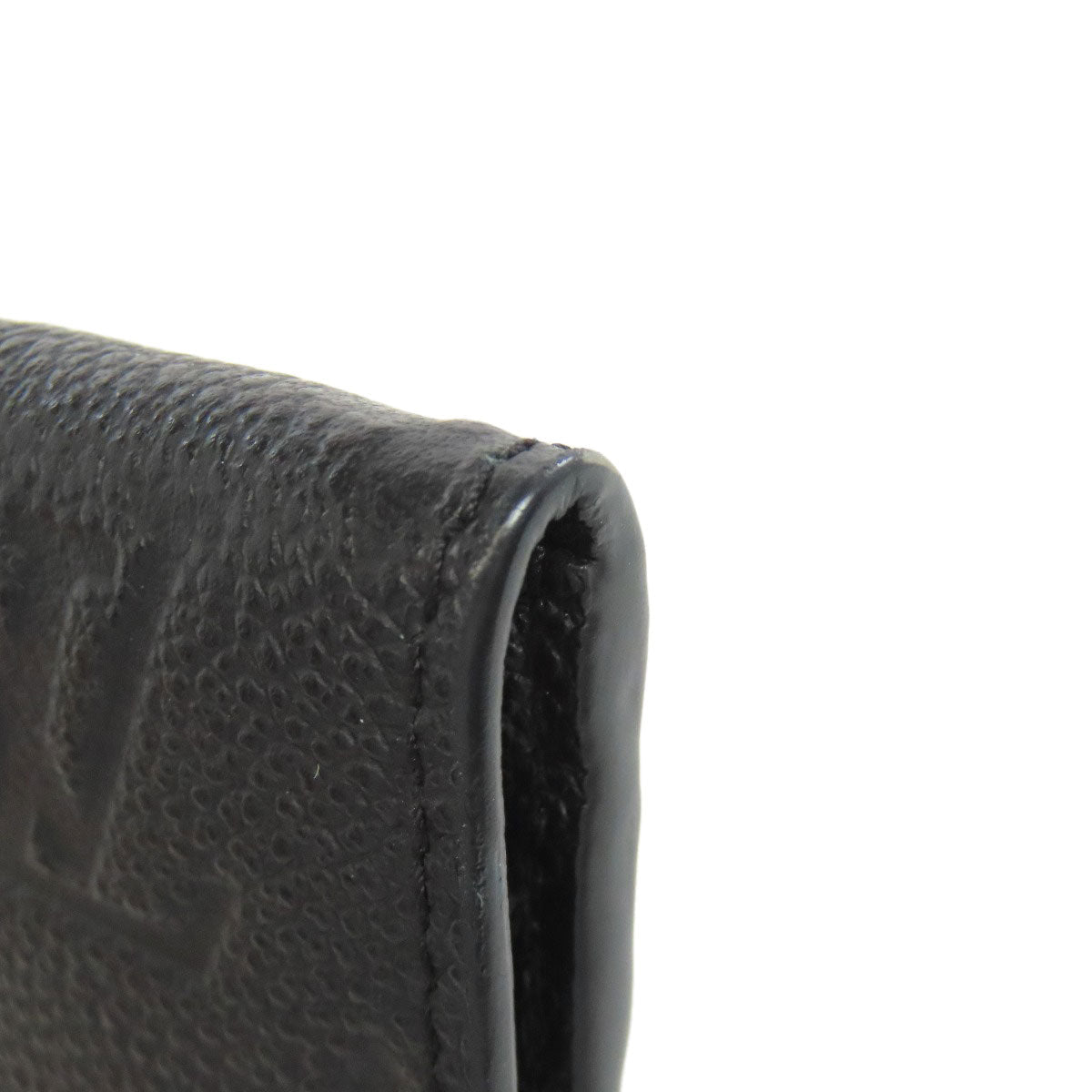 LOUIS VUITTON Coin case M60633 Ann Platt black Pochette cree