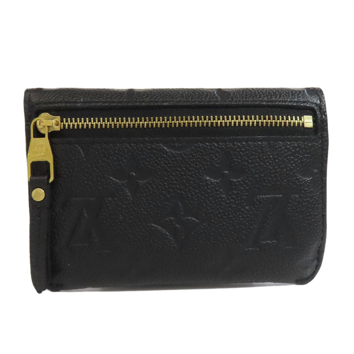 LOUIS VUITTON Coin case M60633 Ann Platt black Pochette cree