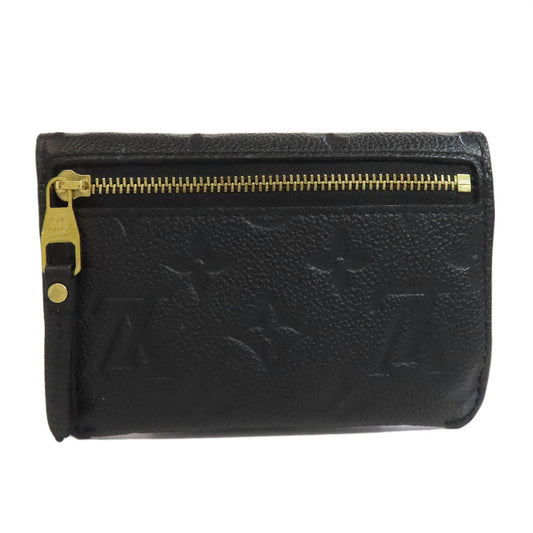 LOUIS VUITTON Coin case M60633 Ann Platt black Pochette cree