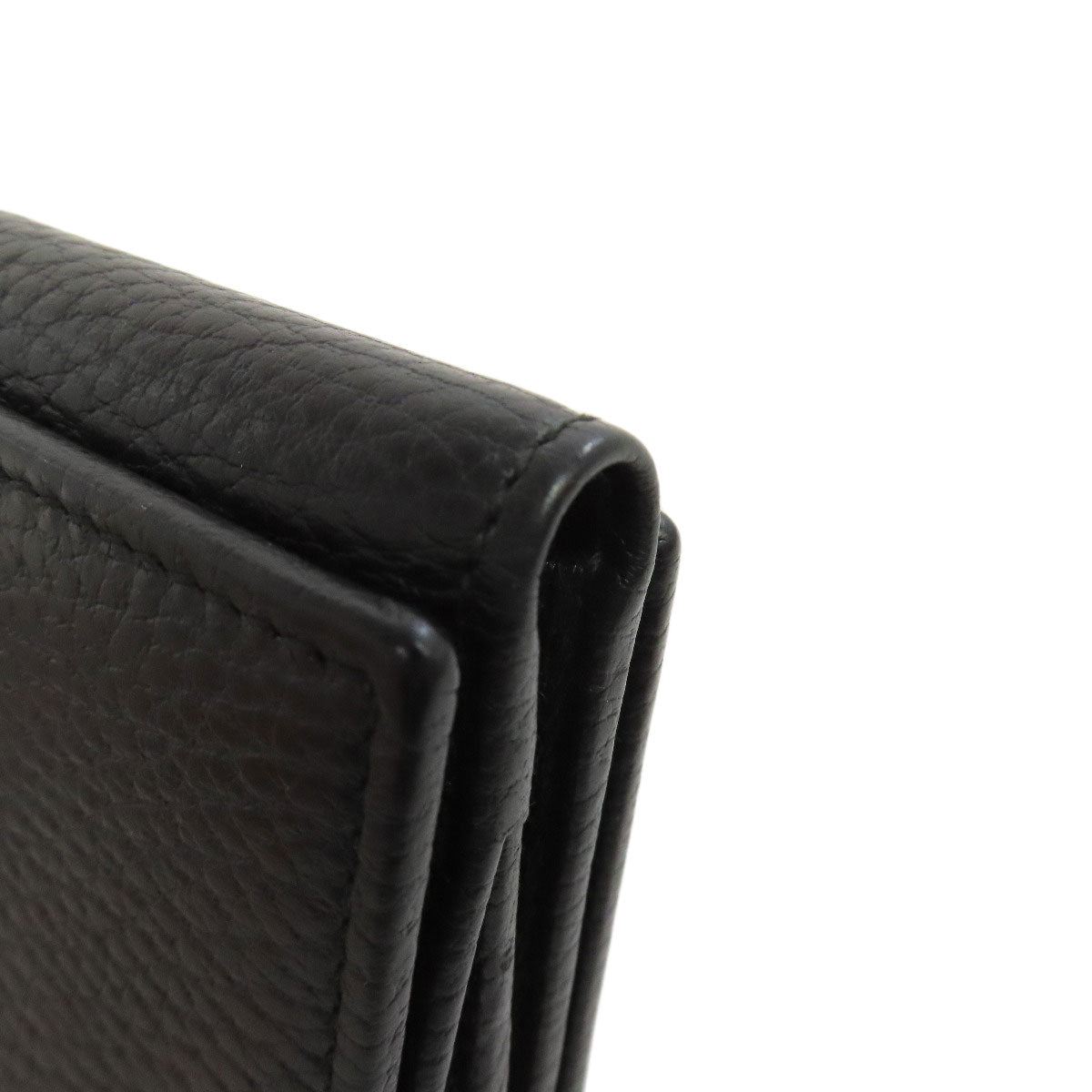 GUCCI Bifold Wallet 474746 Calfskin black Compact Wallet Double G