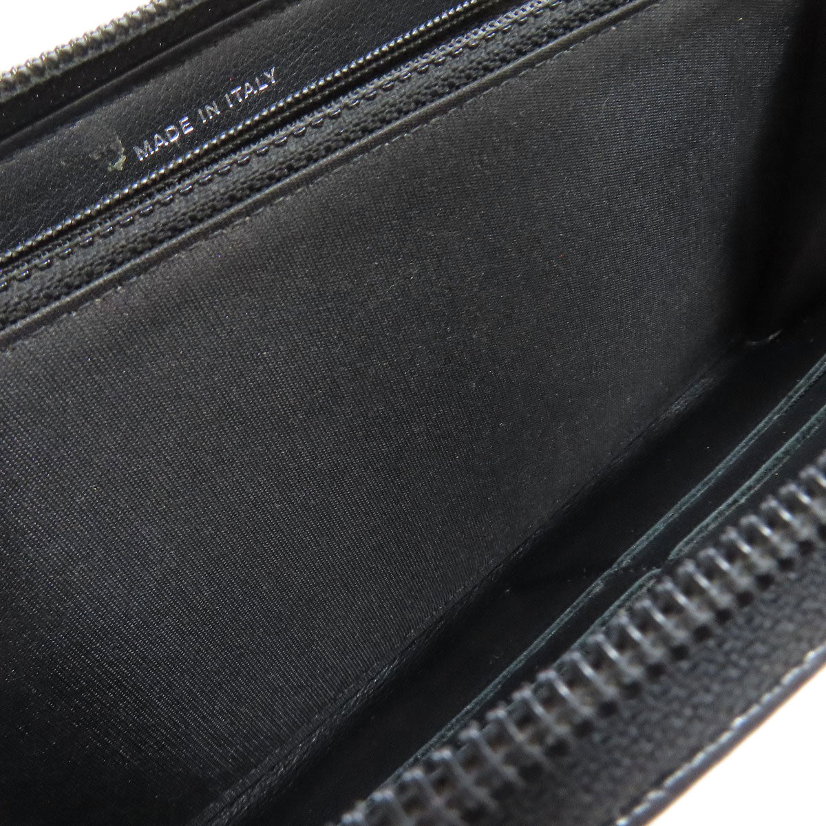 CHANEL Long Wallet Purse Grained Calfskin Skin black COCO Mark