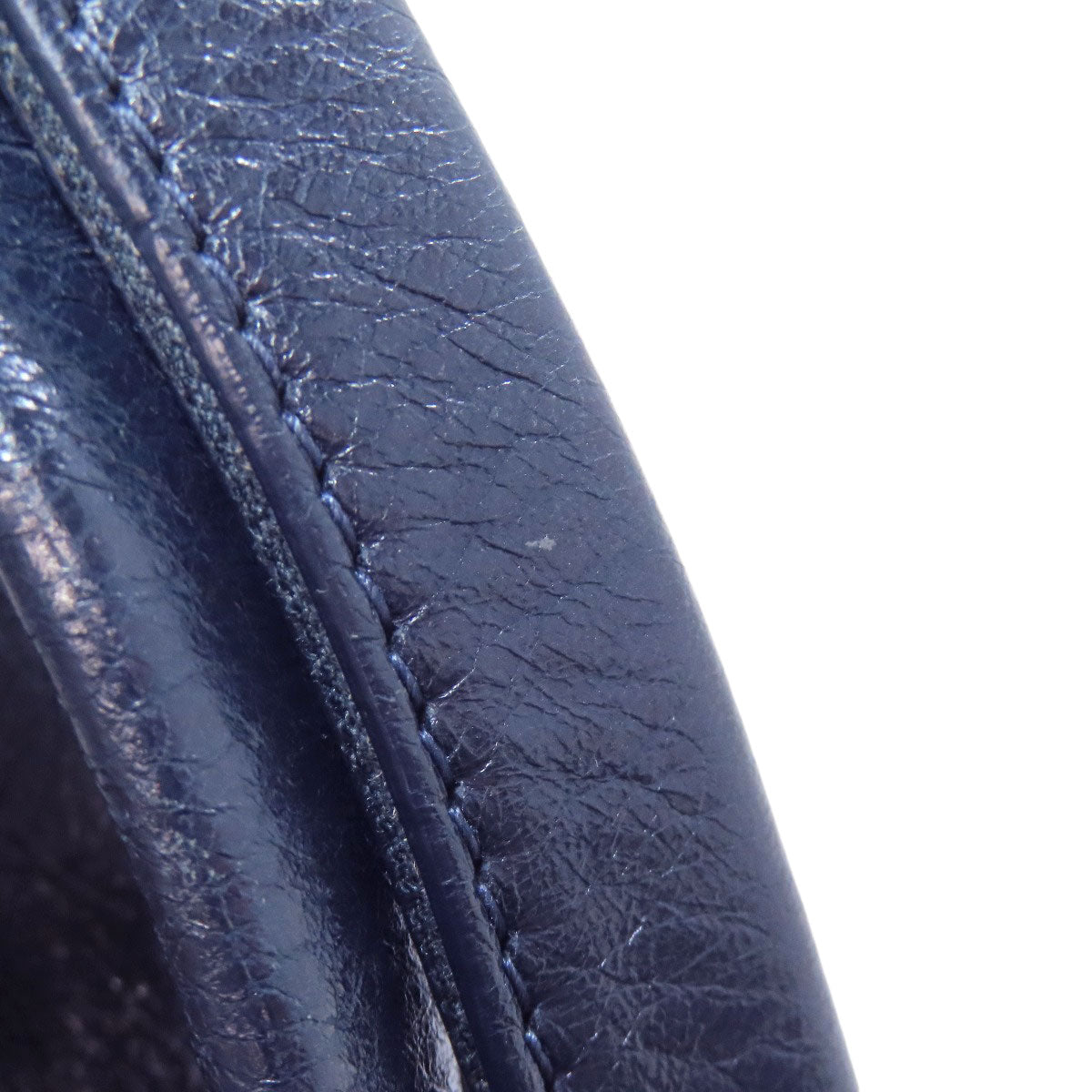 BALENCIAGA Handbag 339933 Calfskin Navy Navy kabas