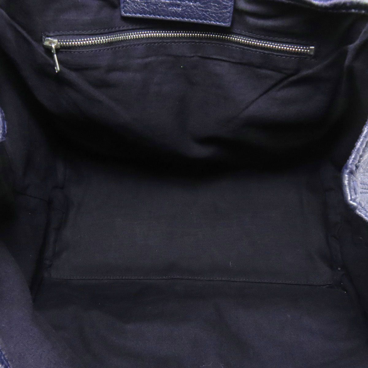 BALENCIAGA Handbag 339933 Calfskin Navy Navy kabas