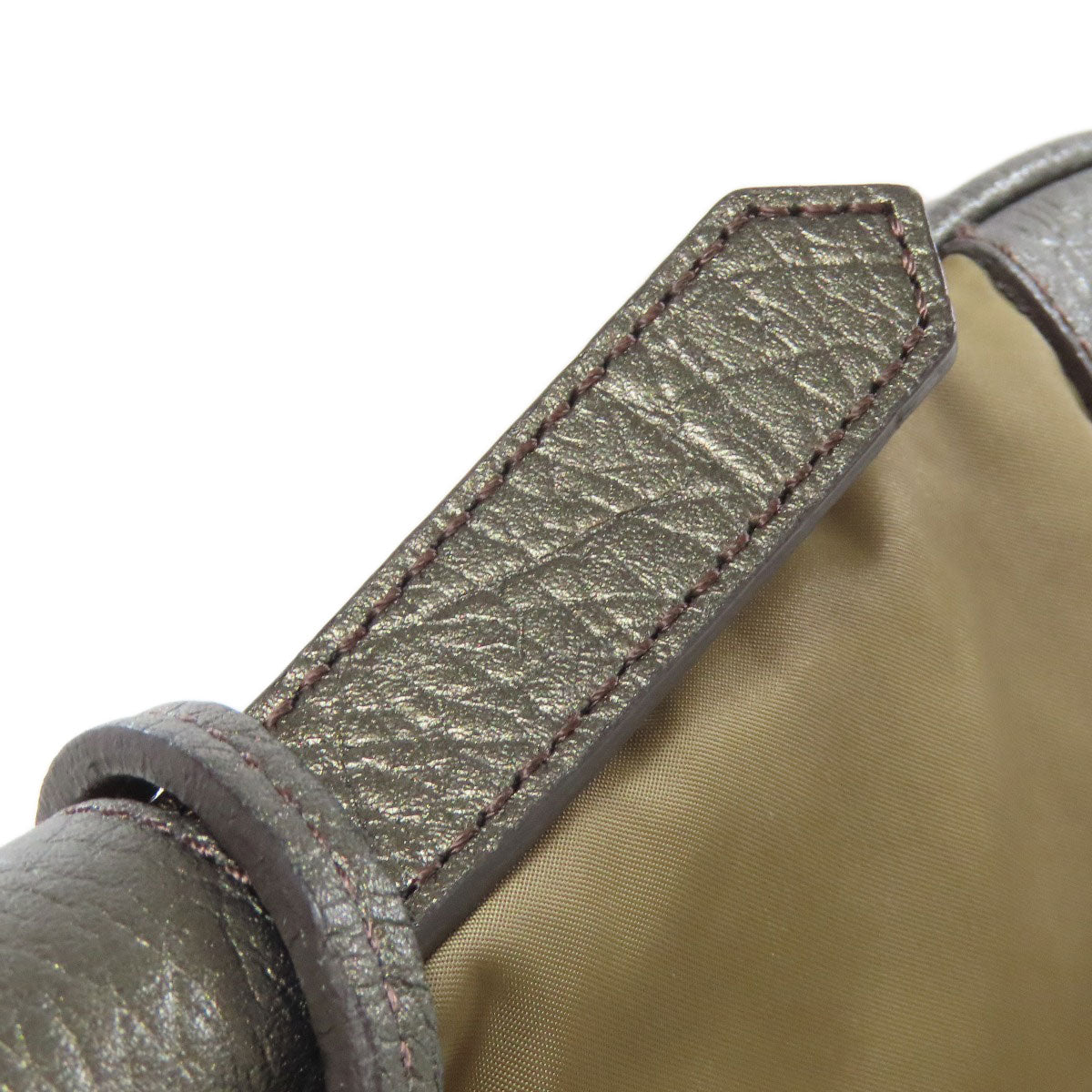 BURBERRY Shoulder Bag Nylon Brown logo