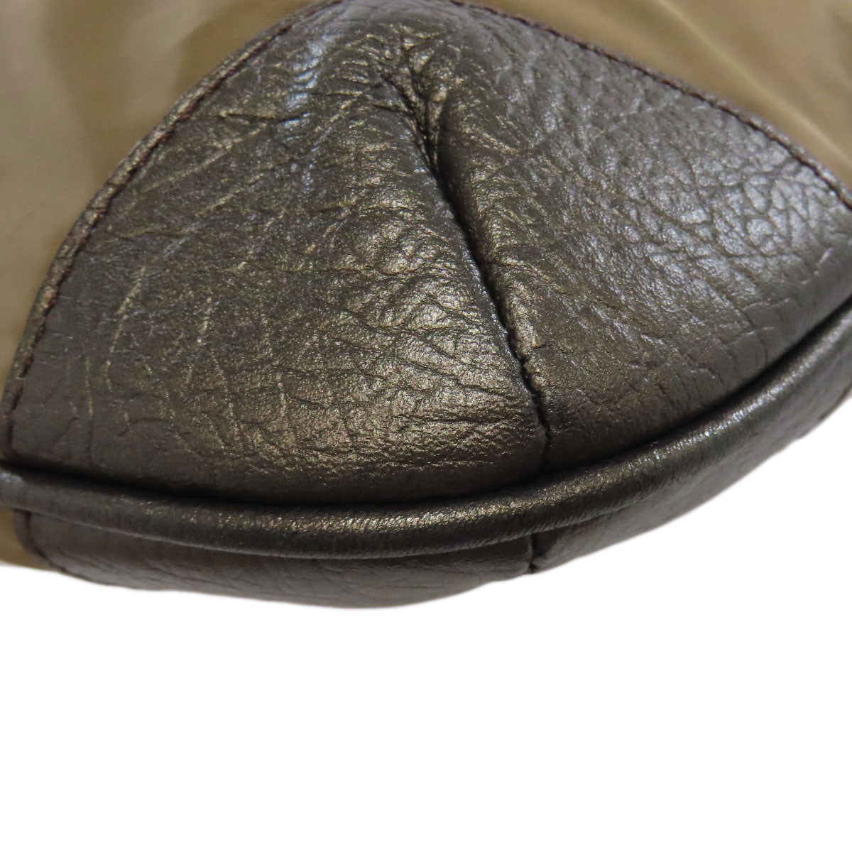 BURBERRY Shoulder Bag Nylon Brown logo