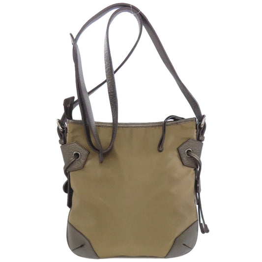 BURBERRY Shoulder Bag Nylon Brown logo